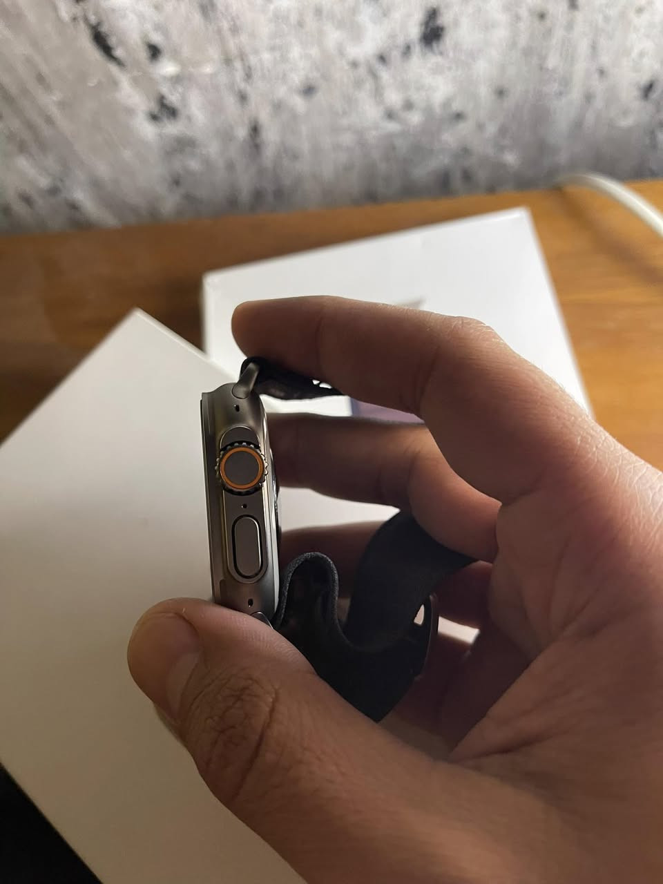 السلام عليكم
للبيع Apple watch الترا 2 بلاك حجم 49  بطاريه 100 نظافه 100% ملحقات كامله السعر 750 نهايتها مكاني مدينه الصدر


**إذا كنت صاحب هذا الإعلان وتريد حذفه لأي سبب، رجاءا أرسل رسالة إلى الدعم الفني**