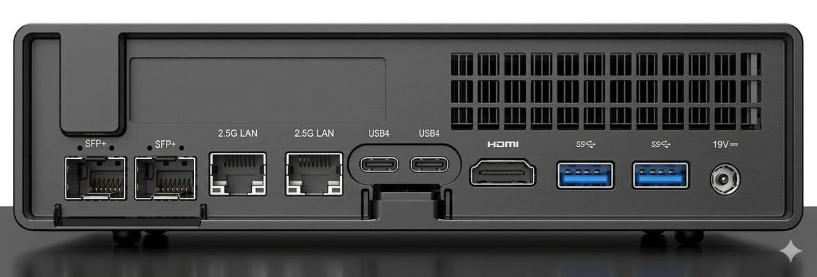 مني بيسي من الفئة الأولى للمحترفين
ماركة  "MINISFORUM 
جديدة بالكارتون
Workstation mini pc
vPro Enterprise Support
الموديل :  MS-01 s1260
يمكن إضافة كارد شاشة خارجي داخل الجهاز ...
ويمكن إضافة كارد شاشة خارجي خارج الجهاز ...
منفذين +SFP
منفذين USB4
جديد بالكارتون
المعالج : Intel Core i5 12600H
الرام : 16 كيكا ddr5
الهارد : 512 كيكا m.2 nvme
كارد الشاشة :
Intel Iris Xe Graphiccs
windows 11Pro مفعل
دقة العرض : 4K
السعر 575 ألف
للراغبين بالشراء التواصل على الخاص لطفا


**إذا كنت صاحب هذا الإعلان وتريد حذفه لأي سبب، رجاءا أرسل رسالة إلى الدعم الفني**