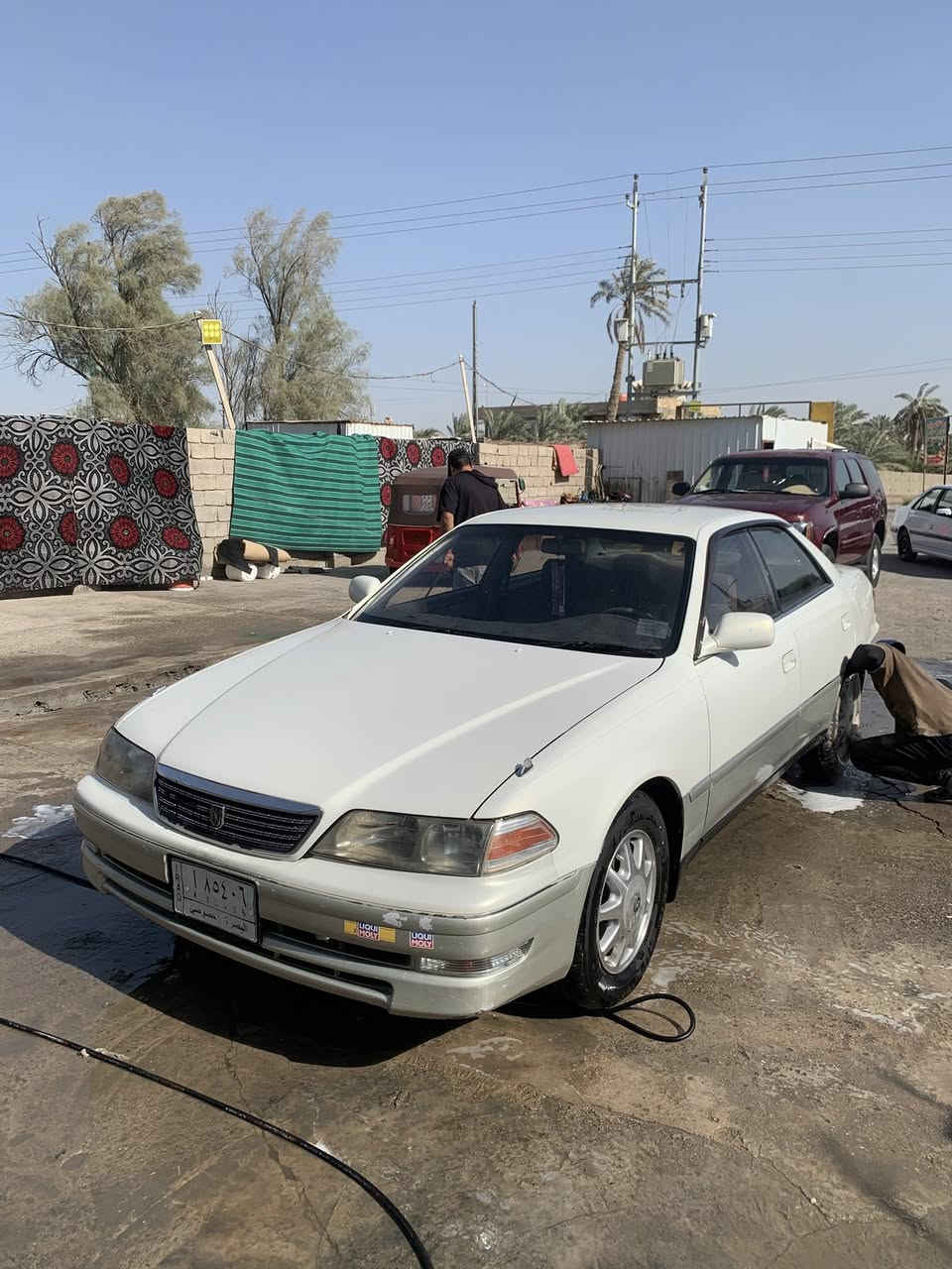 السلام عليكم مارك 97 مكفوله من كص ونقل وضربه والعيب الشرعي سنويه بأسمي السياره مكينه كير حداده كله جديد تبريد شغال تخم تاير جديد دشبول ايسر بلاد غرفة السياره جديده مكان السياره البصره أبي الخصيب .للأستفسار ***********.
