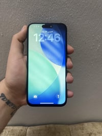 آيفون 15 برو ماكس ذاكرة 265 بطارية 93 دبل سيم مبدل شاشة و بطارية بس بل...