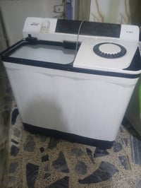 غسالة طيبة شام 18 كيلو للبيع شغالة فقط ماطور تنشيف وسللة التنشيف غسل ش...