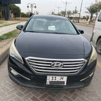 سوناتا 2016 الون اسود وارد امريكي حادثها  جاملغ  الامامي تبديل سونار م...