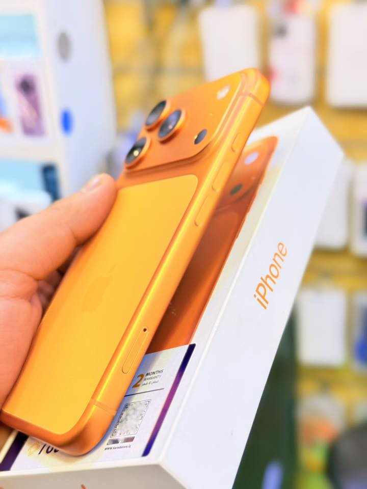 ايفون 17برو ذاكره 256بطاريه 100‎%‎جهاز اخو جديد زلغ واحد مابي وتر بروف جهاز بمعنه كلامه نضيف هوه جديد سوه جهاز سيم كارت لا مفتوح ولا مصلح ملحقات كامله ضمان 5ايام من مركز لوان مميز 
سعر 1750الف قفله من الاخير 
بغداد البياع شارع عشرين مكتب ماستر للمبايل 
***********
