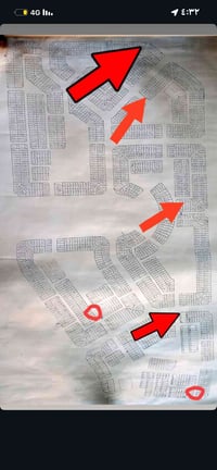 #قطع ارض طابو للبيع              تحويل مباشر  📍الموقع - مقاطعة ٢٣٤ حي ...