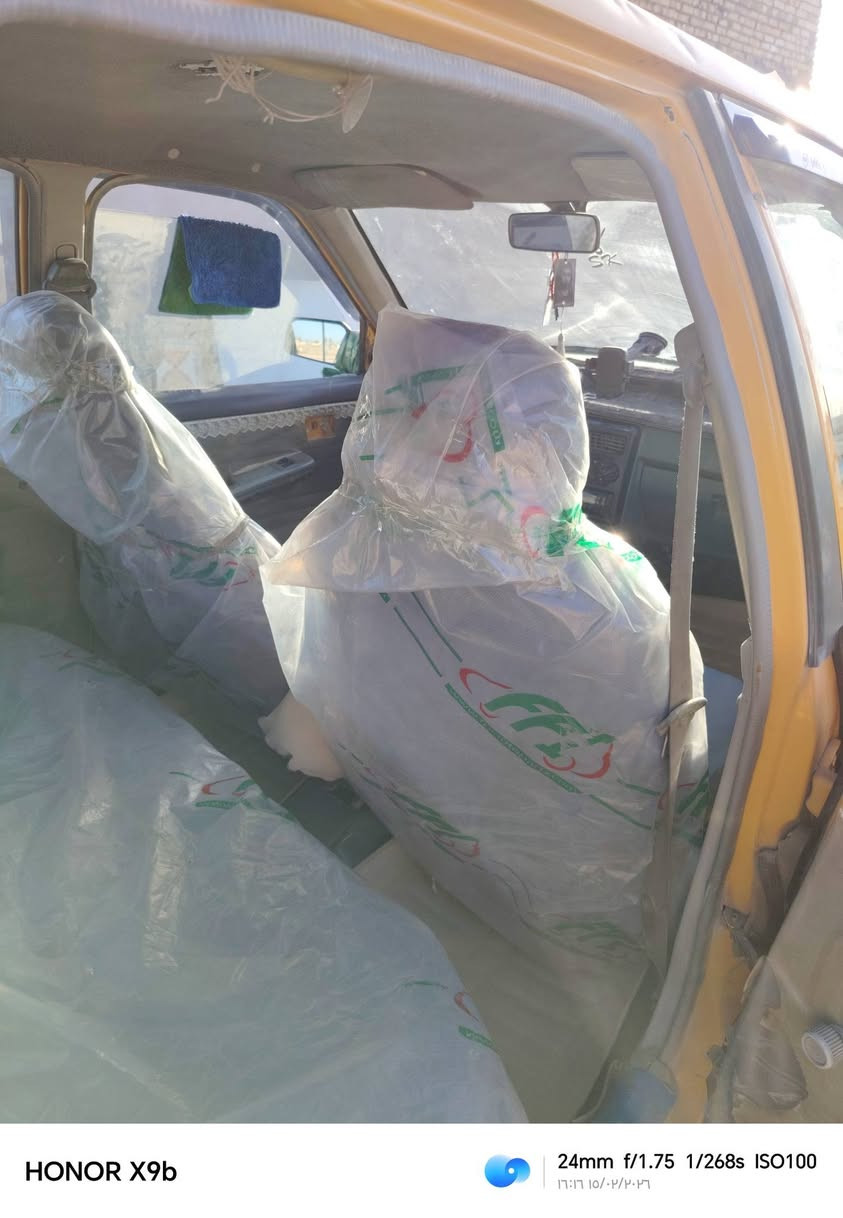 سايبه 12 مصفره هيه وغرمات محرك كفال تبريد شغال عوزه بس غاز كهربايات من طول لطول شغال سستم صوت
تيارت جديد حداديه نص عمر وجمه وره طاك والكير الاول والارابع يفلت : راعي سياره اندله بيت ادك عليه ميجوبي 
ملاحظه ملاحظه سياره ابد مامشتغليه بيه تكسي  من محل لبيت بس ترهم مروس واذا بيع  17 وبيه مجال 
*********** بابل
