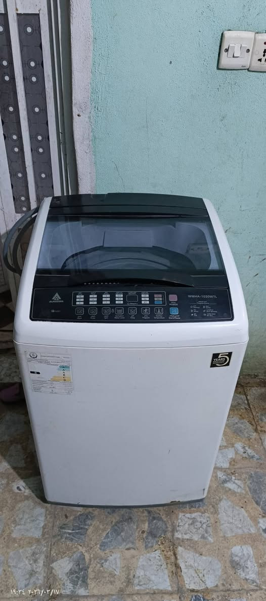 غسالة جديدة 10 كيلو  فول أوتوماتيك ضمان يوم كامل  اذا ما عجبتك ترجع كامل محلقاتها  ب 175 بغداد حي البتول ***********

