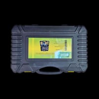 منفاخ اطارات (بلور) ثنائي السلندر مع عدة تصليح كاملة الاستخدامات:  نفخ...