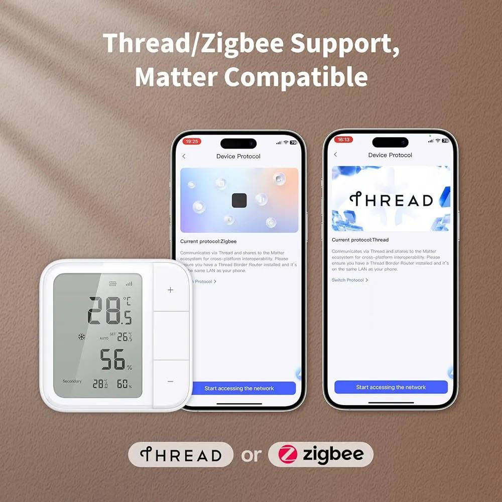 مستشعر درجة الحرارة والرطوبة متعدد الوظائف Aqara Thread/Zigbee W100، مراقبة درجة الحرارة والرطوبة، تحكم لاسلكي عن بعد في التدفئة والتهوية وتكييف الهواء، 3 أزرار، متوافق مع Matter، HomeK
مستشعر درجة الحرارة والرطوبة متعدد الوظائف Aqara Thread/Zigbee W100، مراقبة درجة الحرارة والرطوبة، تحكم لاسلكي عن بعد في التدفئة والتهوية وتكييف الهواء، 3 أزرار، متوافق مع Matter، HomeK سعر 15 الف جديد


**إذا كنت صاحب هذا الإعلان وتريد حذفه لأي سبب، رجاءا أرسل رسالة إلى الدعم الفني**