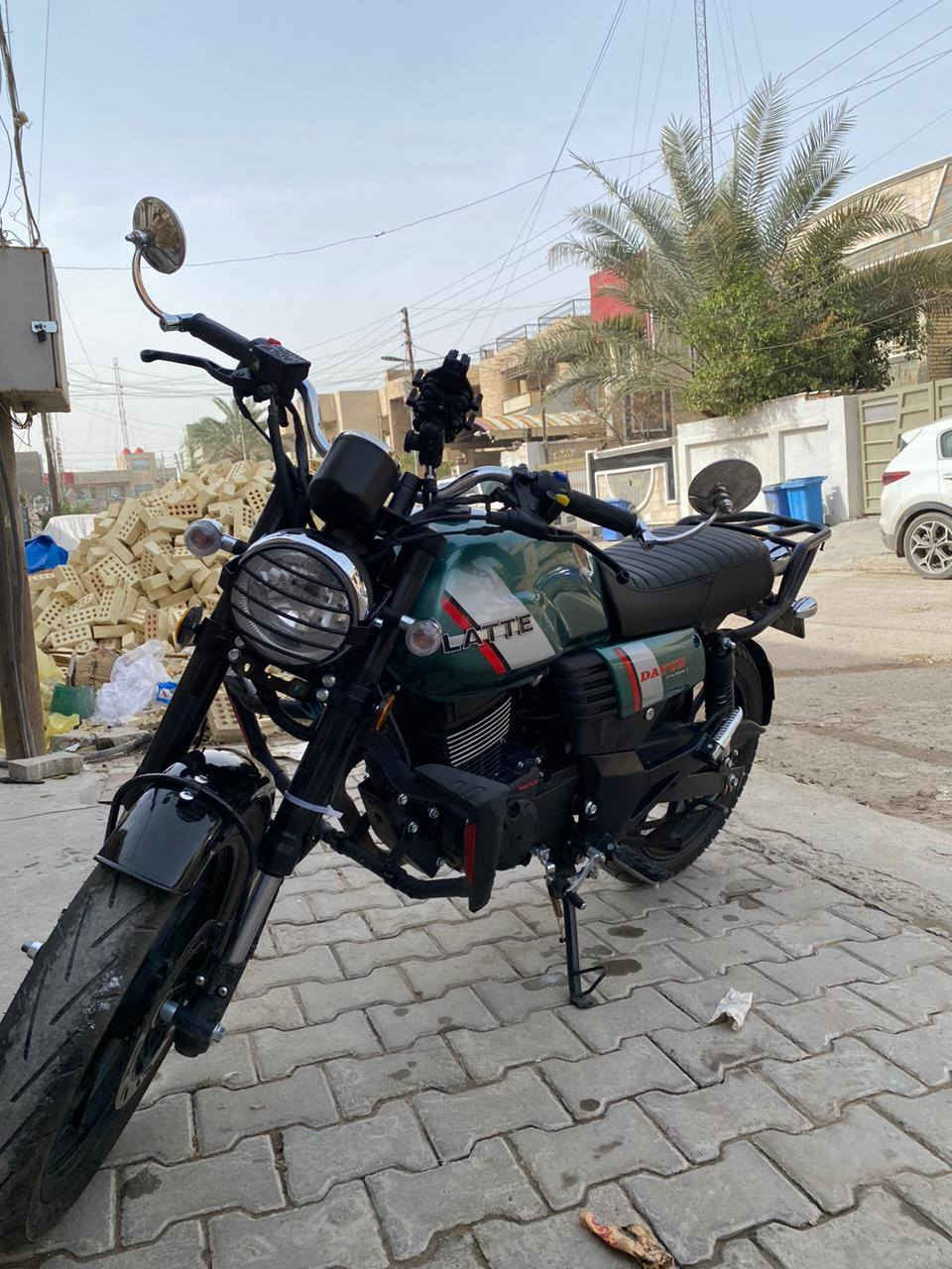 السلام عليكم 
دراجه دايوان لاتي موديل 2025 
ماشيه 5200 زيرو دراجه نضيفه كلش 
رقم اربيل لوحات انكليزي 
مكاني بغداد حي اور
 
***********
