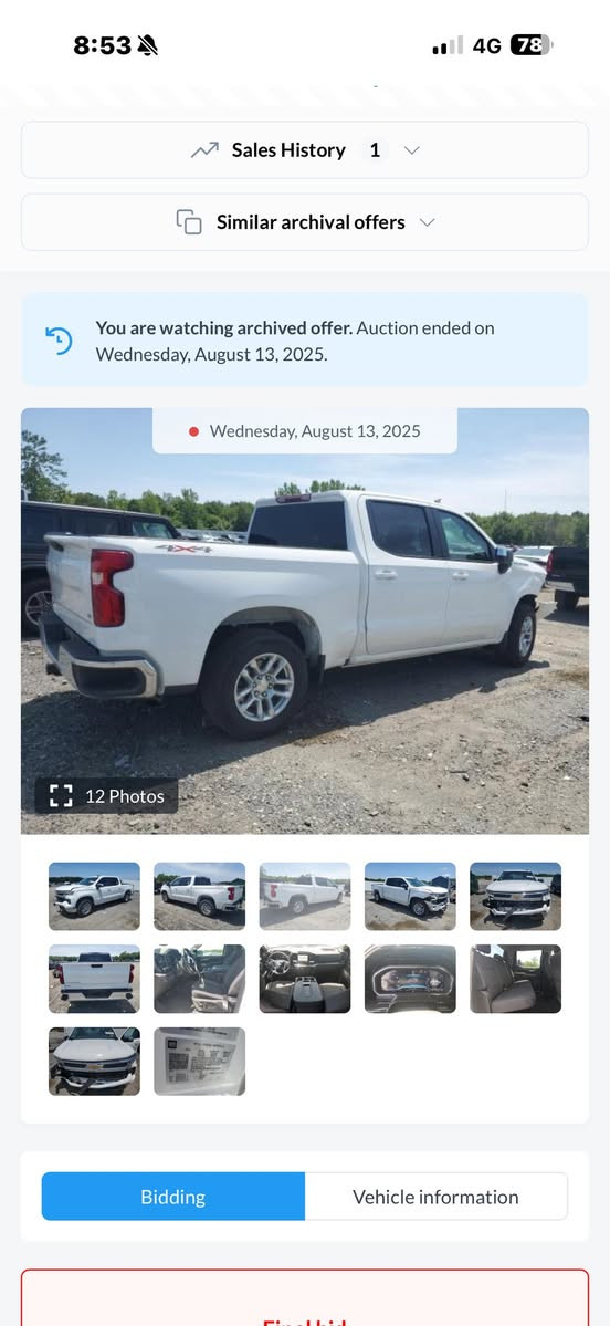 سلفرادو 2025  Lt
حادث فقط  دعاميه 
كفاله شواصي راديترات صبغ تبديل  
ماشيه ٩ الف فقط 
رقم اربيل بأسمي 
برغي مناقصها 
بعدها بريحه شركه
٤ سلندر 2700 توربو
مكان السياره بغداد  العامريه   
***********
السعر 340
