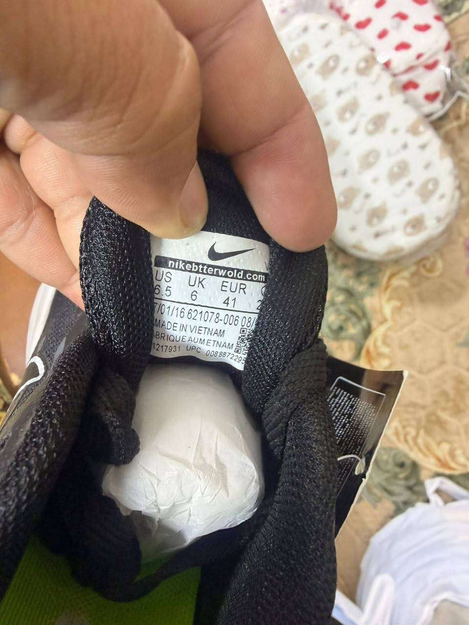 قطع فيتناميه باركود شرط اصلي اذا مو صفر وزن واصليه لاتستلم الطلب ولاتدفع دينار ضمان سنه من الخلع والروائح القطعه ب ٢٠   والتوصيل مجاني القياس 41 ع اول تم


**إذا كنت صاحب هذا الإعلان وتريد حذفه لأي سبب، رجاءا أرسل رسالة إلى الدعم الفني**