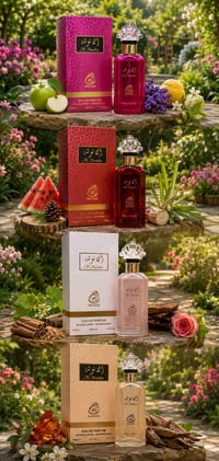 مجموعة الأنوثة عطور الصيف والربيع بنوتات الفواكه والورود والبيبي بودر ...