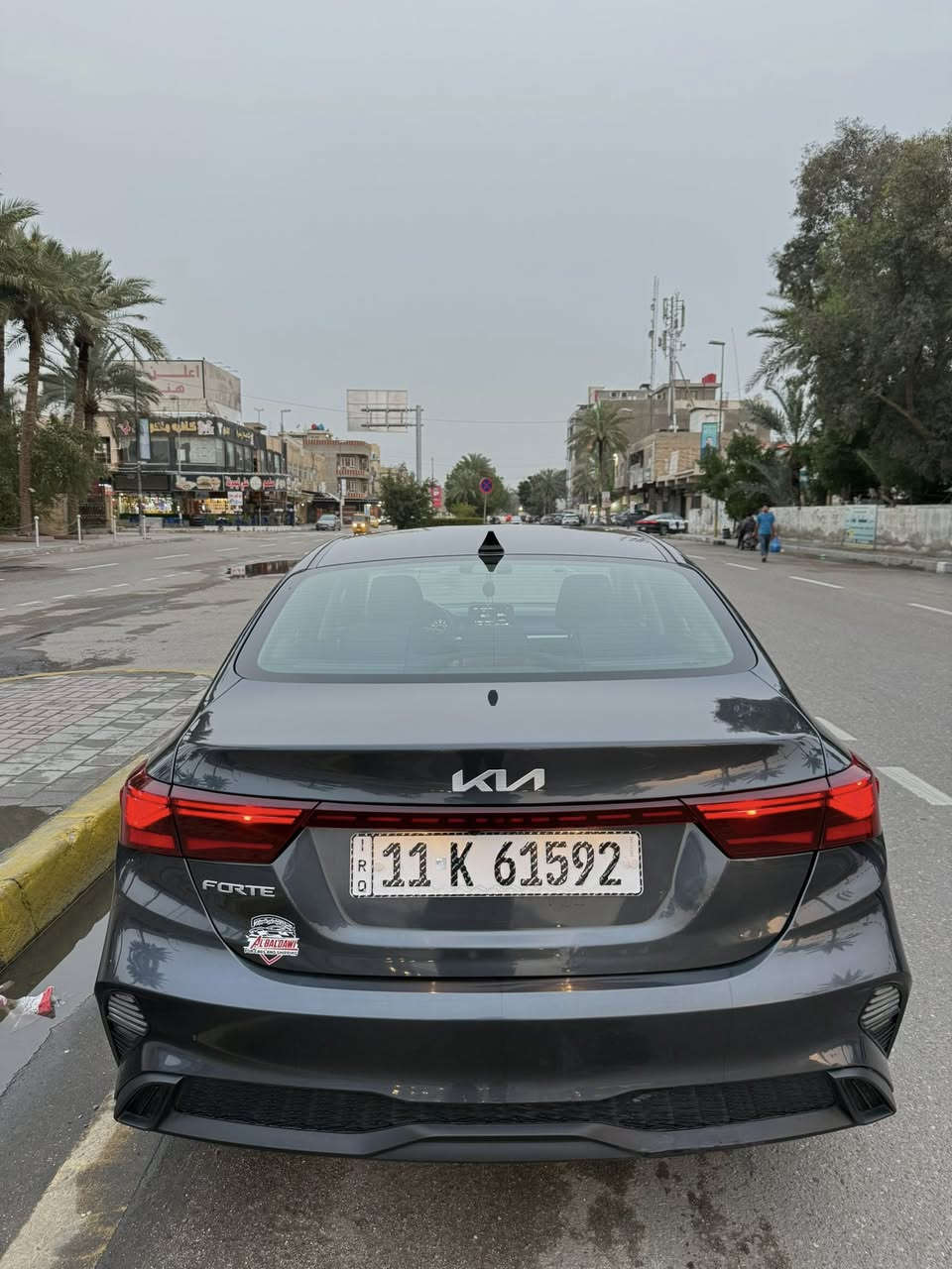 السلام عليكم ، عيد فطر مبارك 
كيا فورتي موديل 2024 جديدة جداً
ماشية السيارة 22 الف 
مكينة 2000
حادثه في امريكا دعامية فقط حتى راديترات ما واصله وصور الحادث داخل المنشور وصار بيه طخه بسيطة في الجاملغ الايمن وبدلته اصلي نفس اللون 
مواصفات عادية شاشة كامرا رادار تحديد مسار تحكم ستيرن 
السعر 158 وبيه مجال 
للتواصل *********** خالد الجبوري 
مكان السياره بغداد الاعظمية
