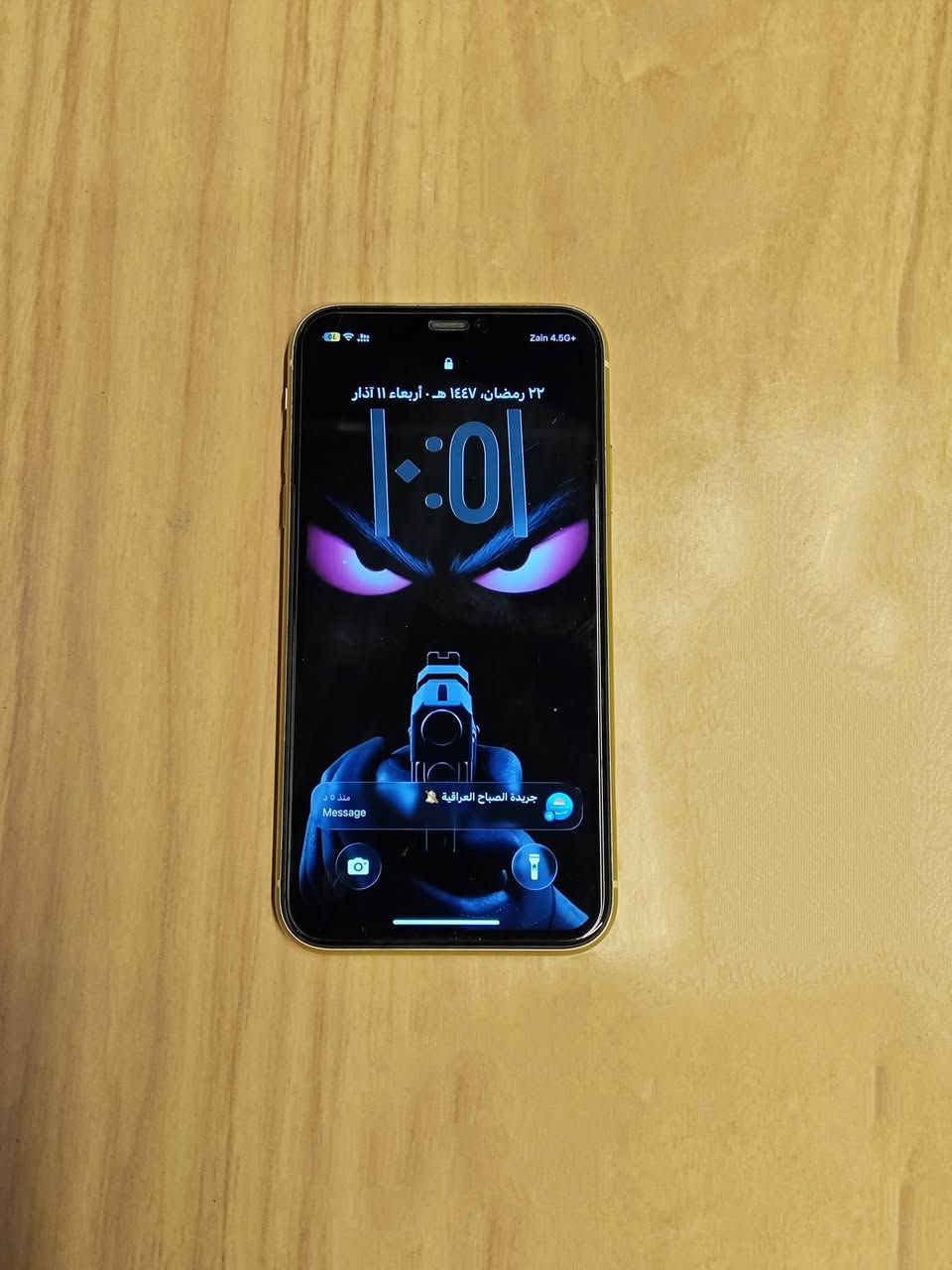 ايفون ١١ العادي شرق اوسط ذاكرة ١٢٨ بطارية ٨٩ مرفوعة كارتونة موجود مراوس او بيع سعر ٢٧٥
***********
