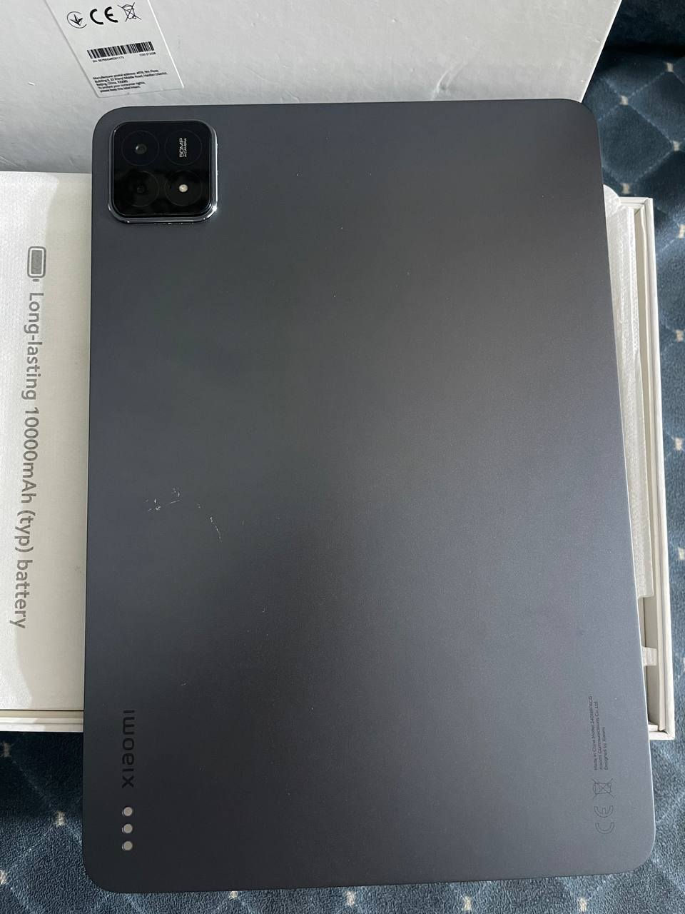 xiaomi pad 6s pro 12.4in 

مستخدم استخدام قليل كلش 

رام:  12GB + 12GB يعني يصير 24GB العشوائيه 
مساحة: 512GB
معالج: snapdragon 8 gen 2
شاشة: 144hz 3k LCD
بطارية: 10,000mah
شحن: 120w بنصف ساعة من ال٠ لل١٠٠

مناسب للدراسة والالعاب وحتى البرمجة 

ملحقات كامله الكارتون والشاحن الاصلي 120w + بي لاصق شاشه بيبر مات ما يعكس الإضاءة ومناسب لأستخدام القلم 

السعر : 500 الف وبي مجال بسيط

* متواجد ماسنجر


**إذا كنت صاحب هذا الإعلان وتريد حذفه لأي سبب، رجاءا أرسل رسالة إلى الدعم الفني**