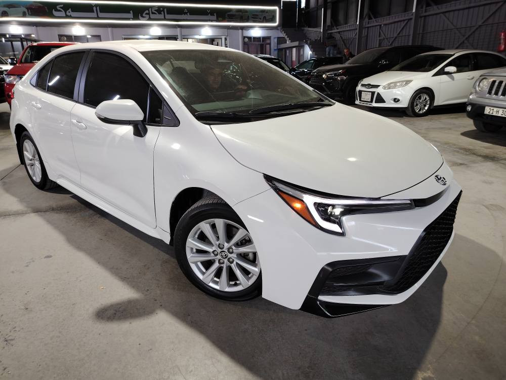 تویوتا کرولا ٢٠٢٥ ( کلین )
مواصفات SE
بەسمە 
ڕادار
شاشە گەورە
سیستمی ئیکۆ
دژەخلیسک 
ئاوێنە کارەبایی و هیتەر
کوشن هیتەر
کامل سێرڤس ، بەشەرتی هەموو فەحسێک 
بێ بۆیاخ ، بێ سارد ، بێ شوخت ، 
 هیچ ئێرباگێکی نەتەقیوە
چوار تایەی نوێی لەژێرە و ماوەی دوو مانگی لەگەڵە بۆڕەقەمکردن 

نرخی ١٧٣$ مجال 

لەڕانیەم                                  ***********
*********** رانية, السليمانية
