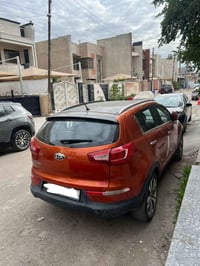 كيا سبورتاج 2013 خليجي مكفولة فول السيارة بصمة كشنات جلد بنورما رقم ار...