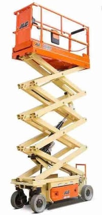 رافعة مقصية كهربائية  تستخدم لرفع العمال والمعدات إلى ارتفاعات مختلفة....