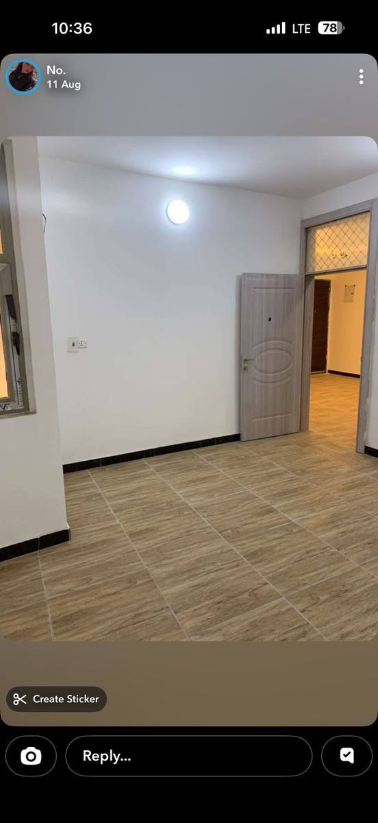 شقة للبيع مساحة ١٠٠ متر طابق ٣ غرفتين وصالة وحمام ومطبخ معزول العنوان الاعظمية بالخدمي جهة السريع مال محمد القاسم بناء حديث مصعد شغال السعر ١١٥ وبي مجال
***********
