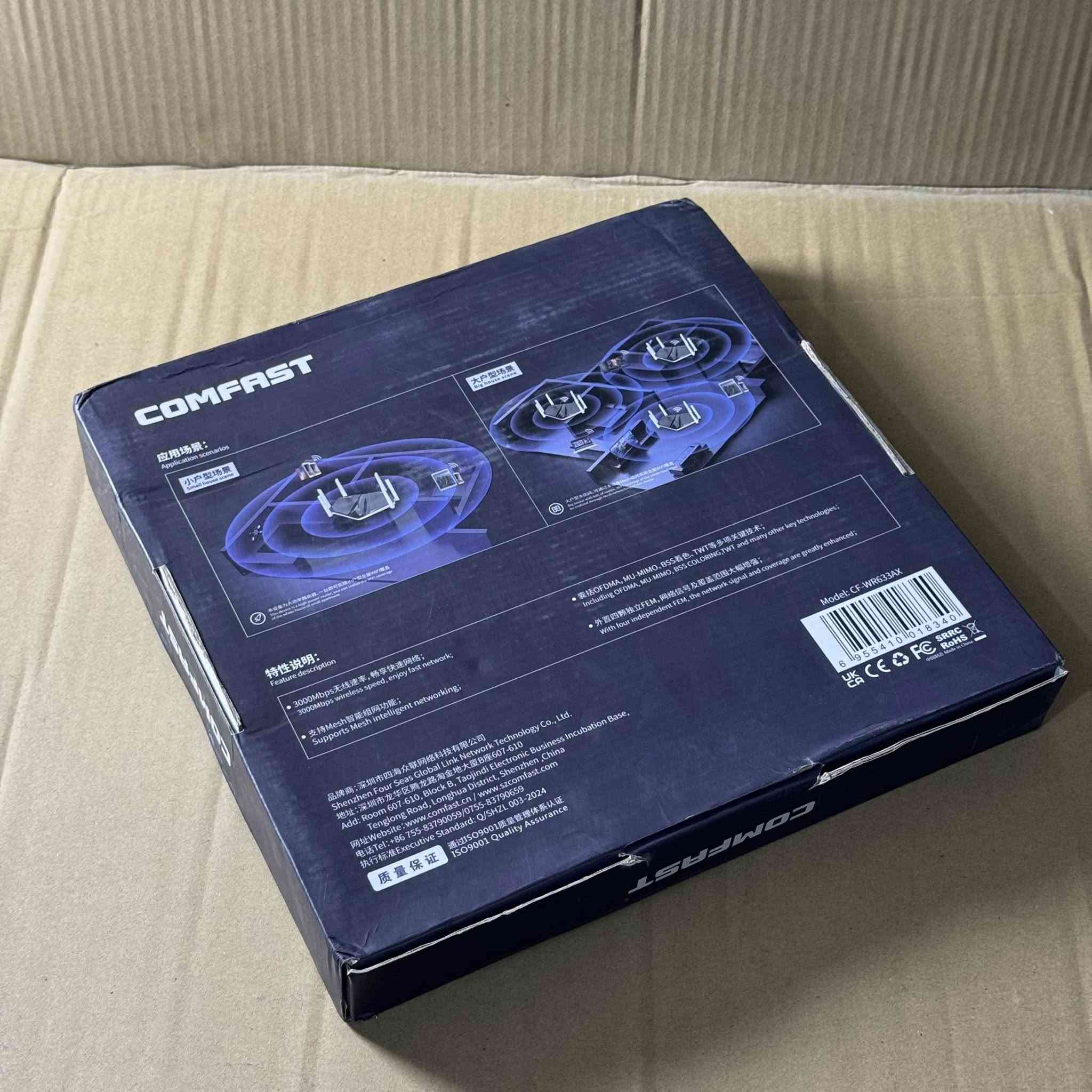 راوتر  كيمنك
يفيد جماعه الالعاب 
مواصفاته wifi 6
Ax3000
التنصيب مالته انكليزي  
يغطي مساحة شقة كاملة
((السعر 45 الف ))
عندي توصيل


**إذا كنت صاحب هذا الإعلان وتريد حذفه لأي سبب، رجاءا أرسل رسالة إلى الدعم الفني**