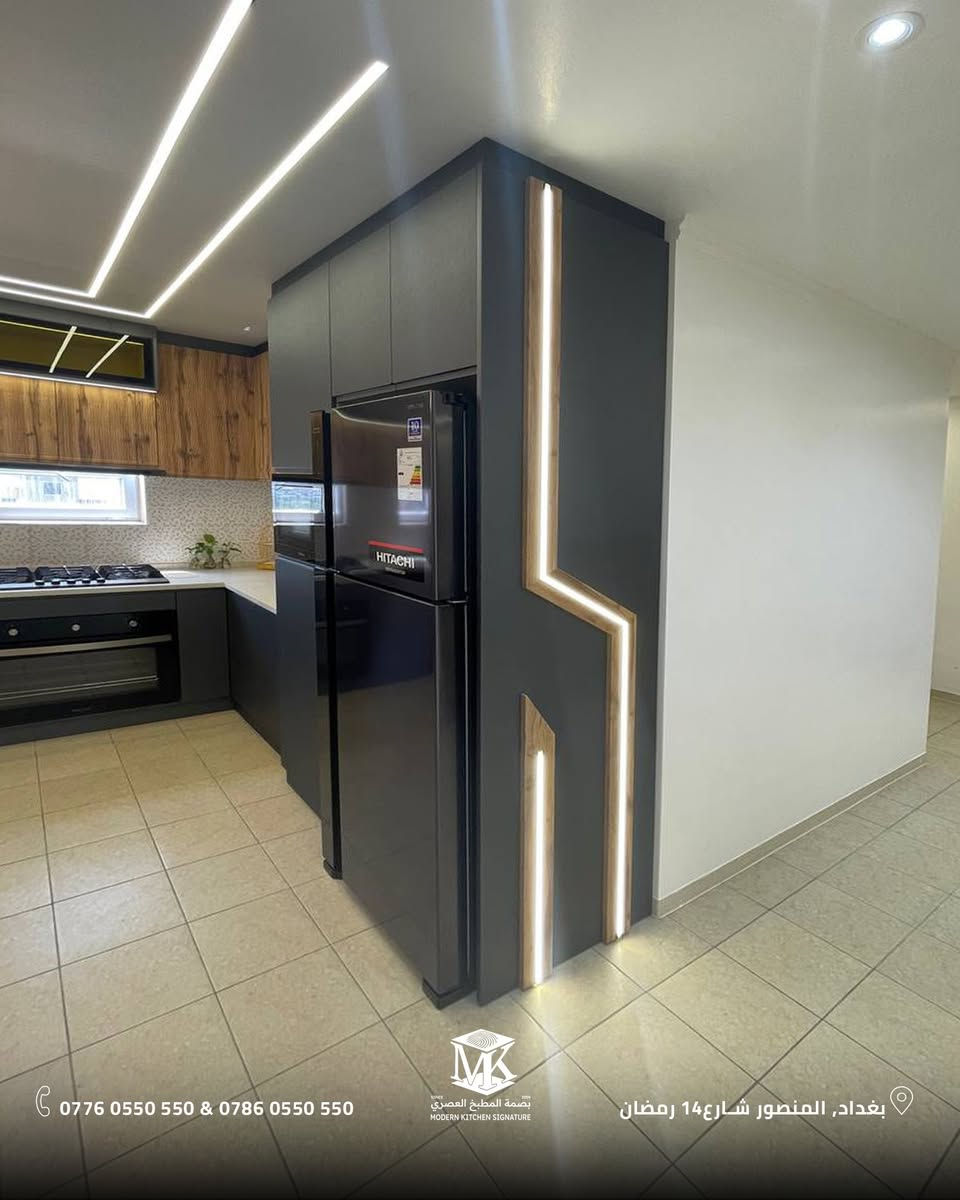 من اعمالنا المميزة في مدينة بسماية... 
📍 بغداد – المنصور | شارع 14 رمضان
📞 *********** | ***********
#بصمة_المطبخ_العصري #مطابخ #جودة #تصميم_عصري
