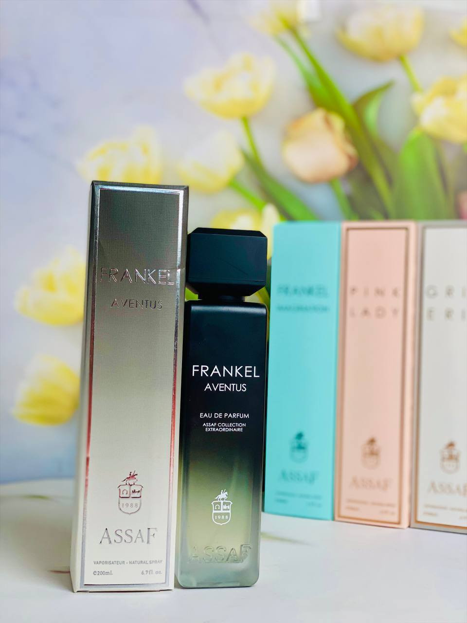 عطور براند عساف 200ml 🇸🇦

👩🏻‍🦰👨🏻‍🦱😍 ٦ نكهات مختلفة للرجال والنساء

🤍 فرانكل سلفر بديل لعطر كريد سلفر ماونتن
المكونات: لمسات حمضية منعشة من البرتقال والليمون والبرغموت والشاي الاخضر والزبيب الأسود القاعدة كريمية خشبية وعشبية مثل خشب الصندل والمسك 😍

💚 نوبل بديل لعطر لانكوم لافي بيل
المكونات : عبير الورد والياسمين والفانيليا لمسة أنثوية دافئة المسك العود خشب الصندل والبرغموت 😍

🎀 بنك ليدي بديل لعطر مس 
لافيرين
المكونات : تركيبة زهرية بوردية تجمع بين الأزهار البيضاء والباتشولي والفانيليا من زهرة البرتقال والبرغموت 😍

🖤 فرانكل انفنتوس بديل بعطر كريد انفنتوس
المكونات : السوسن الفتان والليمون المنعش رائحة البنفسج والريحان نجيل الهند العطري أخشاب الارز والمسك 😍

💙 فرانكل اماجنشن بديل لعطر اماجنشن
المكونات :النفحات الحمضية والمائية المكونات العليا البرغموت والحمضيات والعنبر الجاف والياسمين القاعدة خشب 🪵 

💜 كريس بديل لعطر كريس ديور
المكونات : البرغموت وقلب الياسمين الورد طحلب البلوط أخشاب الصندل أخشاب الارز الباتشولي والعنبر 😍
يوجد خدمة توصيل لجميع محافظات العراق 🚘
#الجميع


**إذا كنت صاحب هذا الإعلان وتريد حذفه لأي سبب، رجاءا أرسل رسالة إلى الدعم الفني**