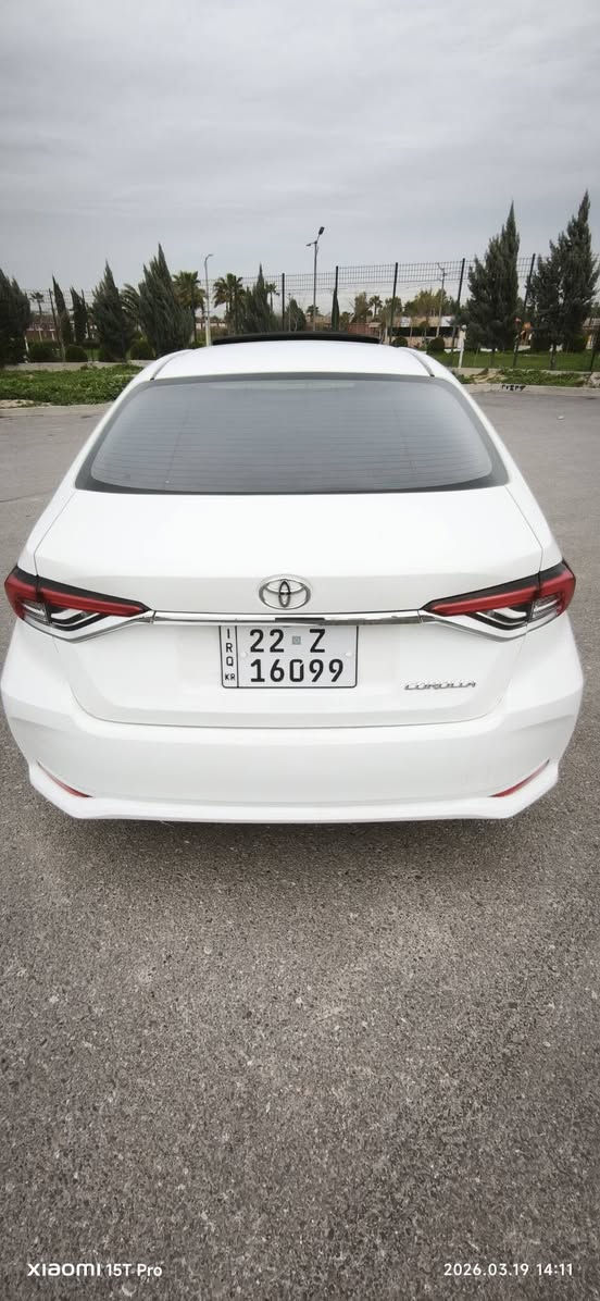 تويتا كرولا . موديل . 2025.  6000 رؤيشتيه. ليدراو ي. . هه يه. هه نده ك صه قف و شان ي بيشه وه .  سعر 126$ تیل ***********
