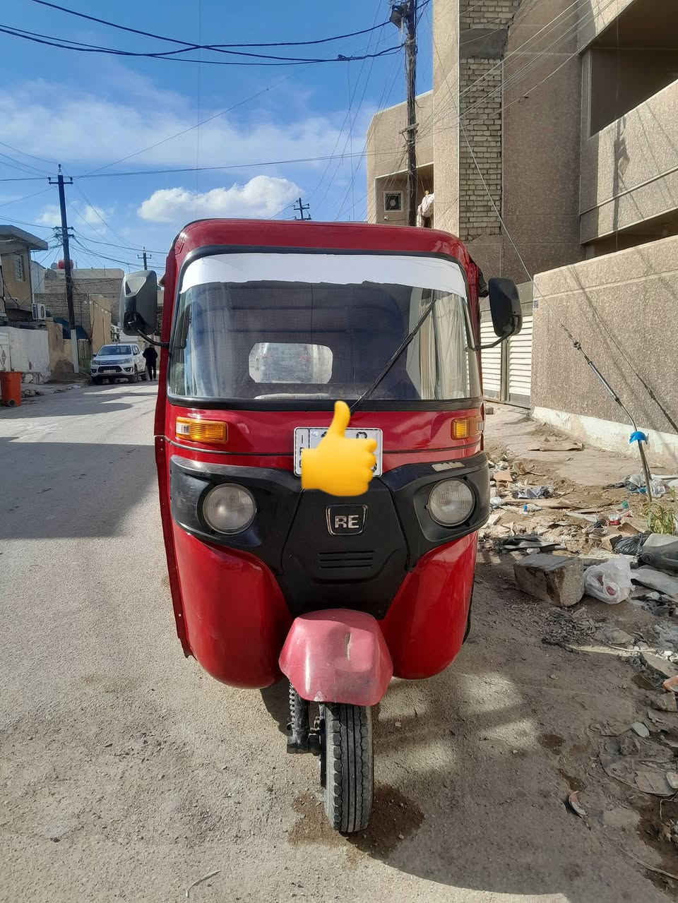 سلام عليكم تكتك البيع موديل 18  تكتك مصبوغ عام تكتك مكاني بغداد جديد *********** سعر 5300 وبه مجال
