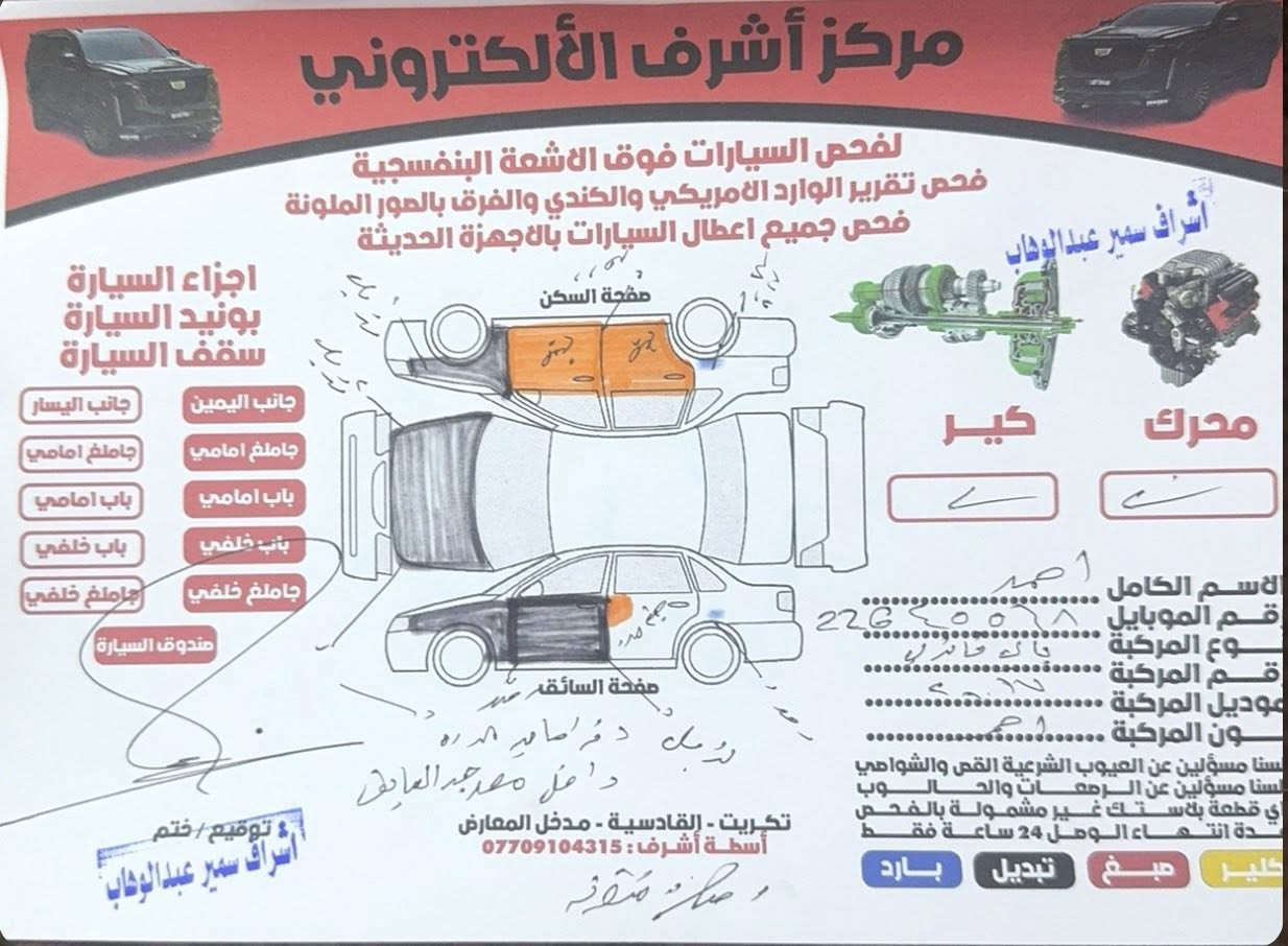 السلام عليكم نيسان باثفايندر 2017 SL رقم اربيل باسمي مراوس


**إذا كنت صاحب هذا الإعلان وتريد حذفه لأي سبب، رجاءا أرسل رسالة إلى الدعم الفني**