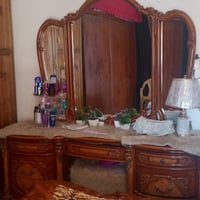 غرفه اخشاب • ميز تواليت • اثاث غرف نوم • غرفة نوم خشب • غرفة نوم مستعم...