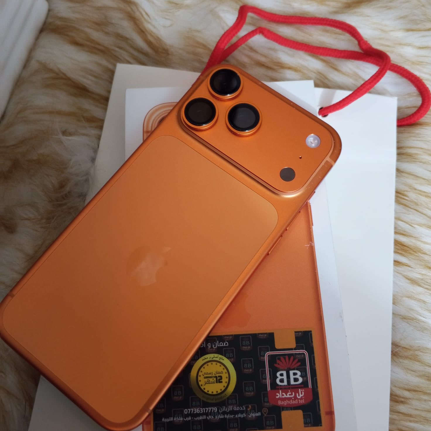 السلام عليكم ايفون 17برو ماكس عدد الدورات 20 بطاريه 100‎%‎ الجهاز اول استخدام اله يوم 1/1 صار شهر يعني مكاني كربلاء ***********واتساب فقط
