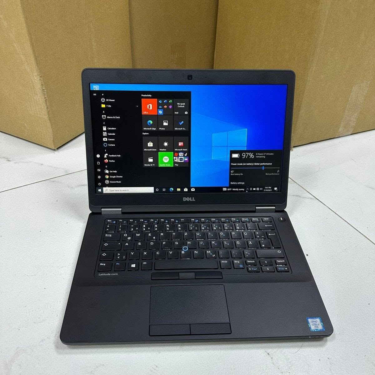 Dell latitude 5470

Cori5 الجيل السادس 
رام 8GB قابل للتطوير 
هارد 256GB SSD قابل للتطوير 
شاشة 14 انش 
كرت شاشه 4GB intel 

هدايا ماوس مع حقيبة لابتوب وماوس باد والشاحن الاصلي 

عنوان بغداد الأمين الثانية ( توصيل متوفر) 

السعر 215,000   
واتساب ***********
