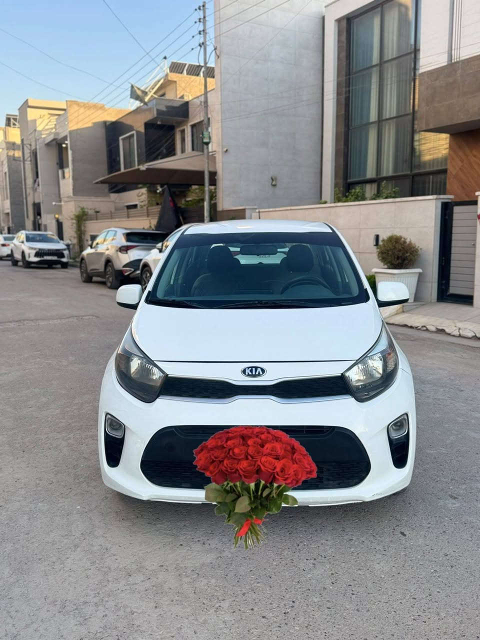 سلام عليكم 
***********
بيكانتو وارد خليجي رقم اربيل موديل 2018 بيه جاملغ وباب صبغ بدون دواخل ماشيه 29الف سياره جاهزه فول اوتوماتيك مكان سياره بغداد دوره 77سياره جاهزه للاخير

