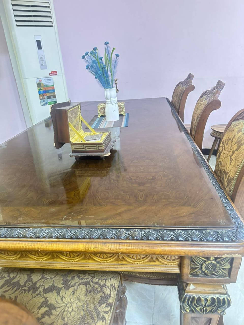 ميزطعام للبيع كبير السعر ٤٥٠ بي مجال خشب زان وفوق جام ٨كراسي
عنوان البصره الموفقيه  شارع سنتر، النخله


**إذا كنت صاحب هذا الإعلان وتريد حذفه لأي سبب، رجاءا أرسل رسالة إلى الدعم الفني**