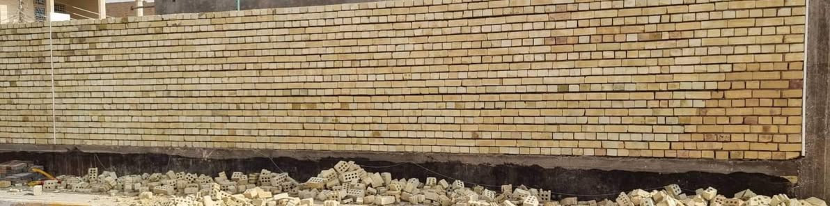 السلام عليكم خلفه بناء طابوك ابلوك فرمستون شغل دراجه أوله ولتزام بل عمال موجود كادر ***********
