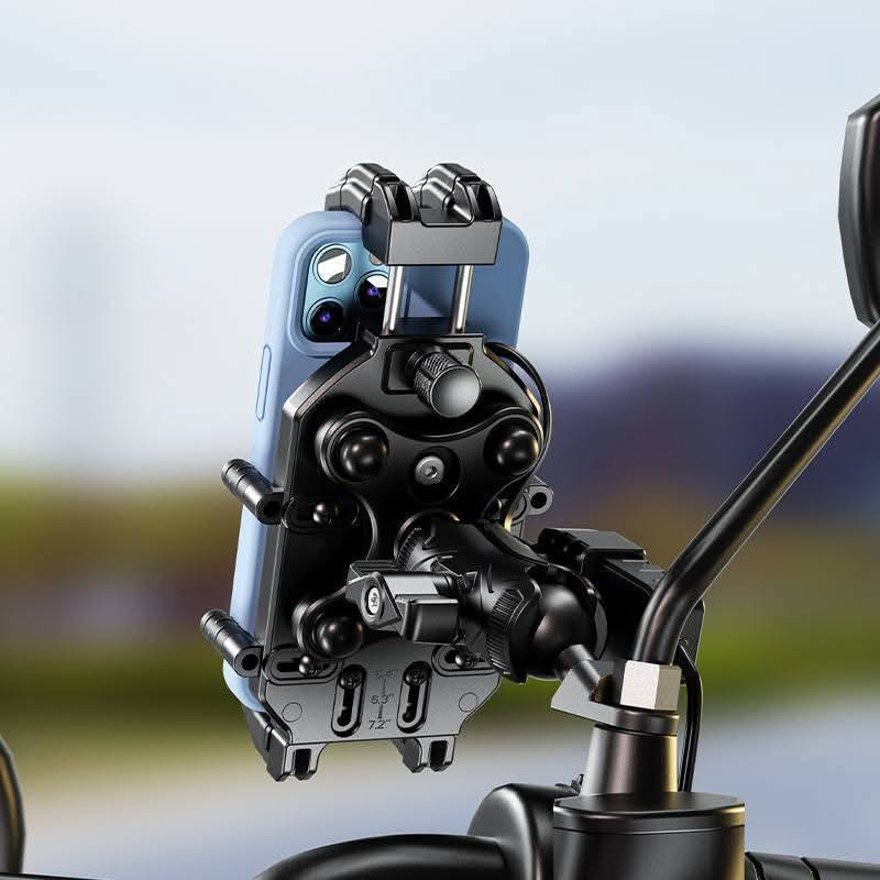 حامل هاتف ذكي للدراجات النارية ماركة Kewig، موديل KWG-M26 مقاوم للصدمات مع شاحن لاسلكي ومقاوم للماء يثبت على مقود الدراجة.

توافق الشاشة: يناسب الهواتف ذات الشاشات بحجم 5.4 إلى 7.2 بوصة.
دوران 360 درجة: يتيح لك ضبط زاوية الهاتف بسهولة لتناسب احتياجاتك.
مقاومة الاهتزاز: يحتوي على ممتص صدمات مدمج لتقليل الاهتزازات أثناء القيادة.
تصميم آمن: يتميز بقفل أمان قوي لحماية الهاتف من السقوط وسرقة.


**إذا كنت صاحب هذا الإعلان وتريد حذفه لأي سبب، رجاءا أرسل رسالة إلى الدعم الفني**