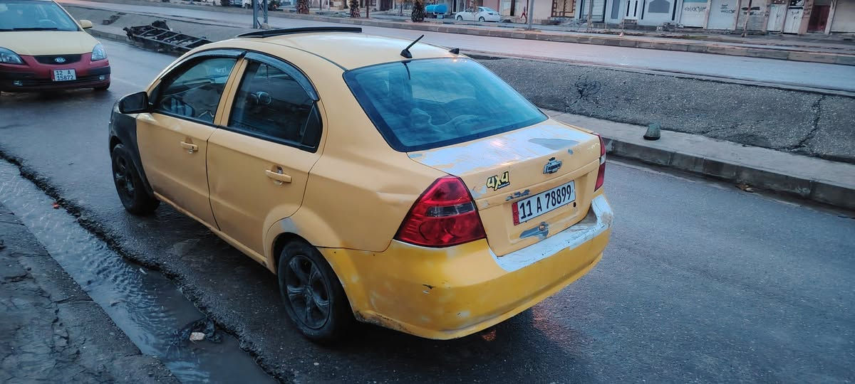 السلام عليكم 
افيو تكسي كوري 2008للبيع بدون ضرر تبديل بوند وجاملقات جماليه كير ومحرك شرط السياره بسمي شرط التحويل كاربون مسجله السعر اتصال الرقم 
***********
***********
