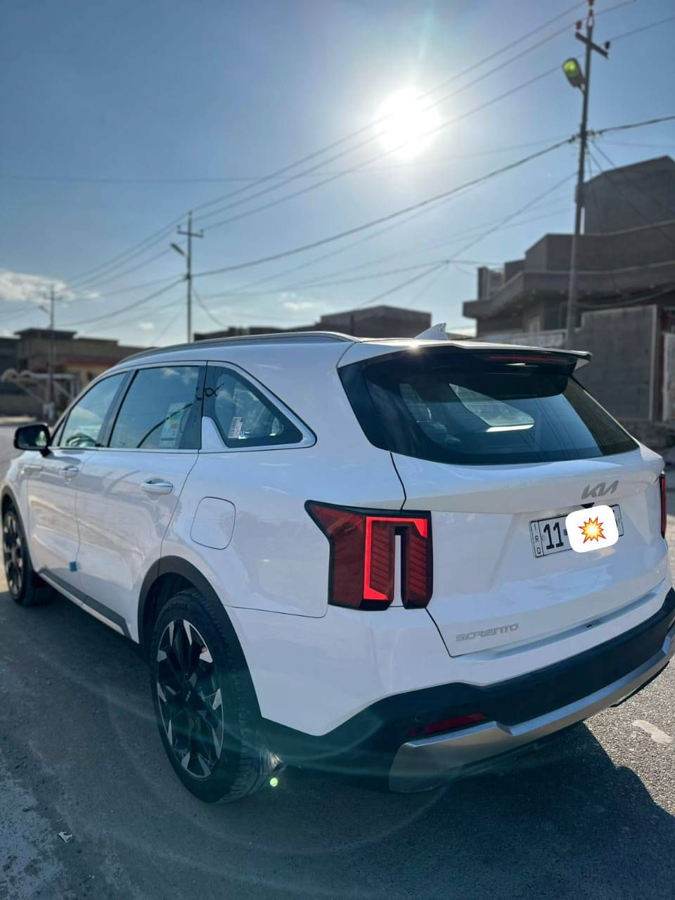 السلام عليكم للبيع فقط كيا سورنتو الموديل 2025 ماشية23 الف رقم بغداد مكفوله السعر 330$ وبيها مجال المكان الديوانية الاستفسار الاتصال بالرقم ***********
