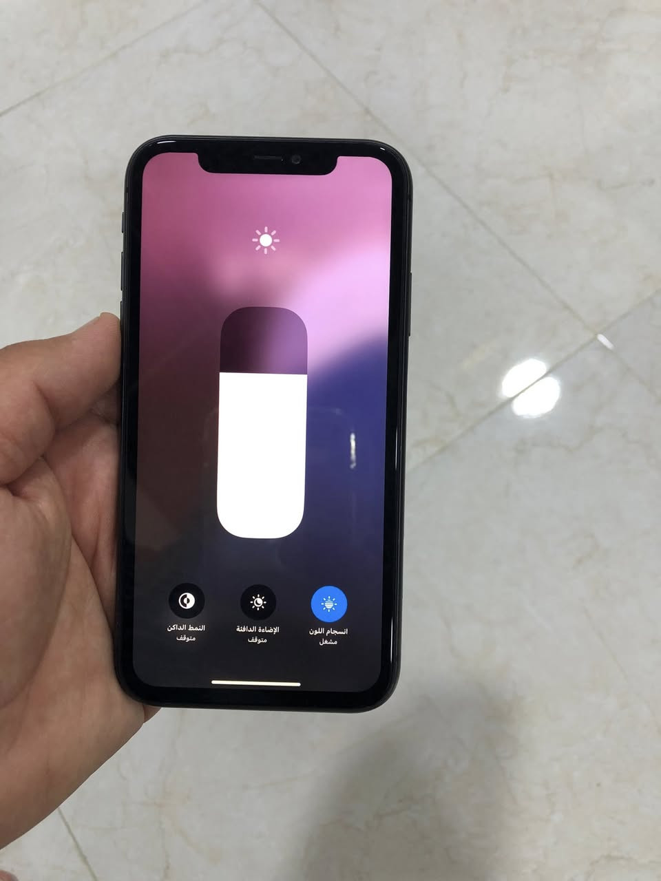 للبيع ايفون 11 ذاكرته 128 كيكه جهاز لوك شخط مابي كاميراته فول فقط شاشه مبدل اصلي بصمه وجه واكف بتحديث يصلح شرط حاسبه بطاريه بلادي 83 شرط مايصرف شحن نمودج M أمريكي سعر 170 وبي مجال خاص او اتصل ***********
