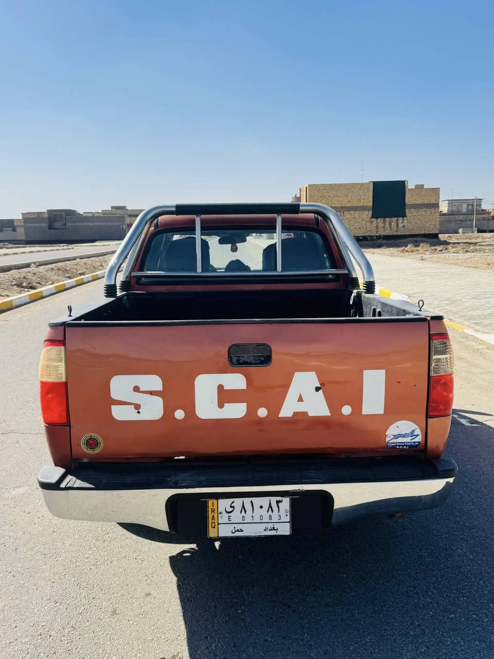 سلام عليكم موجوده سياره أسكاي موديل 13رقم بغداد تحويل 
تخم تاير تبريد شغال كهربائيات حساسات كلها شغاله 
لاتصال ***********
***********
