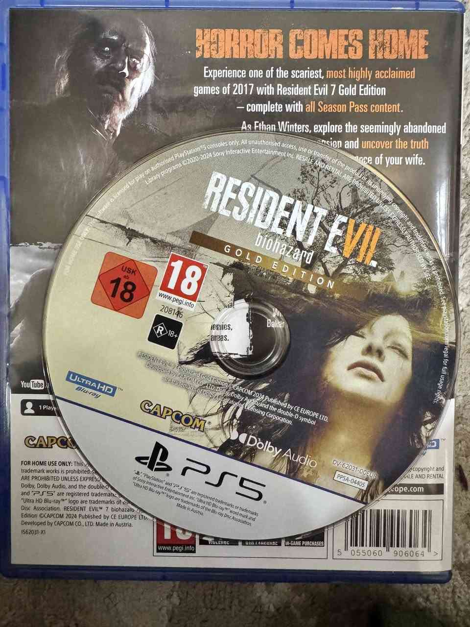 سلام عليكم شباب
لعبه resident evil 7 biohazard  للبلي فايف حصرا نسخة الاضافات (المحسنه) للبيع مستعمل نضيف جدا جدا والشراء يكون شرط الفحص .. 
السعر 30 الف 
مكاني شارع فلسطين .  ***********
