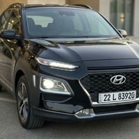 هيونداي كونا 2021  لمتد اعلى مواصفات  كشنات جلد كهرباء تحديد مسار  فتح...