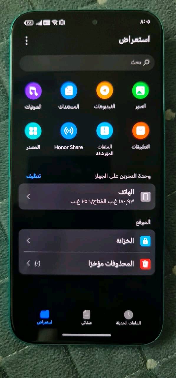 السلام عليكم ...

🟥  هاتف Honor x8c
🟥 مُستعمل مدة قصيرة جدا، وهاتف شغال مابي اي عيب
🟥 الذاكرة الداخلية : 256G
🟥 RAM 8G 
🟥 دبل سيمكارت + بطاقة خارجية
🟥 كامرتين واضحات جدا
🟥 فلاش قوي

✅ FACE ID شغال
✅ بصمة اصبع شغالة

❗️ الهاتف مامبدل اي شي بي ولا مفتوح

السعر : 260 الف د.ع وبي مجال 

📍 الفلوجة - الجغيفي الأولى.

للتواصل والأستفسار  ***********