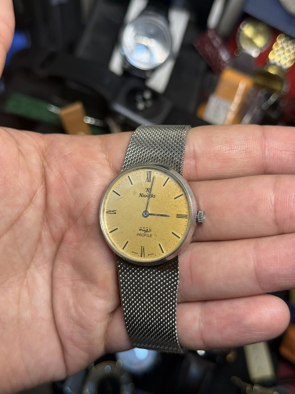 ساعه نيفادا سويسري اصلي الدقيقه

سير حصير

قطرها 33

نصب تكويك

نضام ميلين

ملاحظه مينه بيها اثار قدم

سعرها 125الف


**إذا كنت صاحب هذا الإعلان وتريد حذفه لأي سبب، رجاءا أرسل رسالة إلى الدعم الفني**