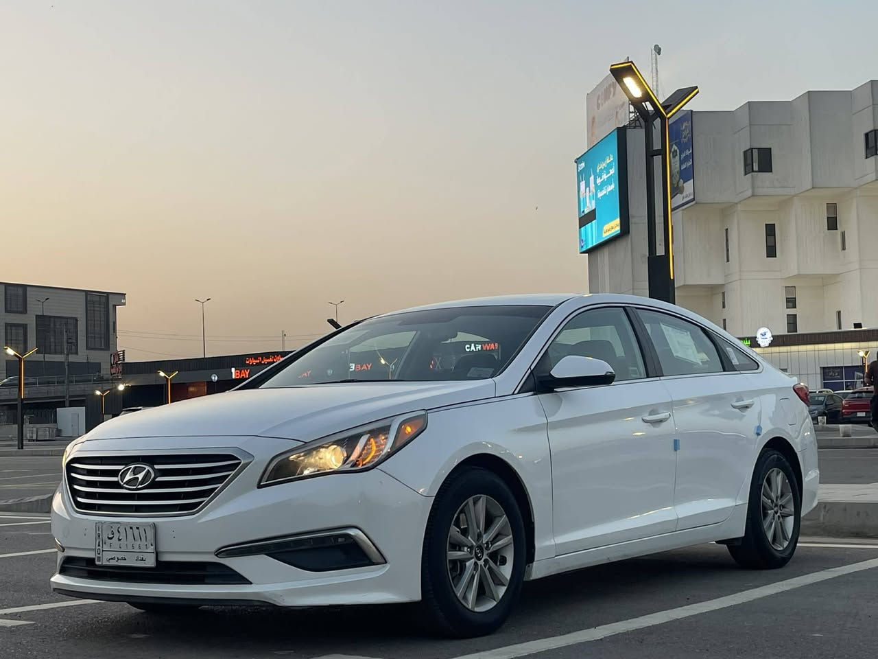 سوناتا ٢٠١٦ وارد امريكي 
سعر ١١٤ بيهة مجال شراي
حادثة بابتين بدون دواخل بوكين جملغ كير فقط
موصفات نص فول 
تحكم ستيرن جهيتن مانع نزلق
شاشة جبيرة كامرة حساسات 
داخل لونين ويل كب ١٧ كروم
محرك ٢٤٠٠ لا تبخير ولا تنقيص 
مكان سيارة بغداد الشعب 
رقم بغداد تحويل ثاني يوم 
رقمي ***********
