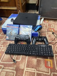 بلاي 4 سلم • ٢ جويستك اصلي • قرص اله الحرب