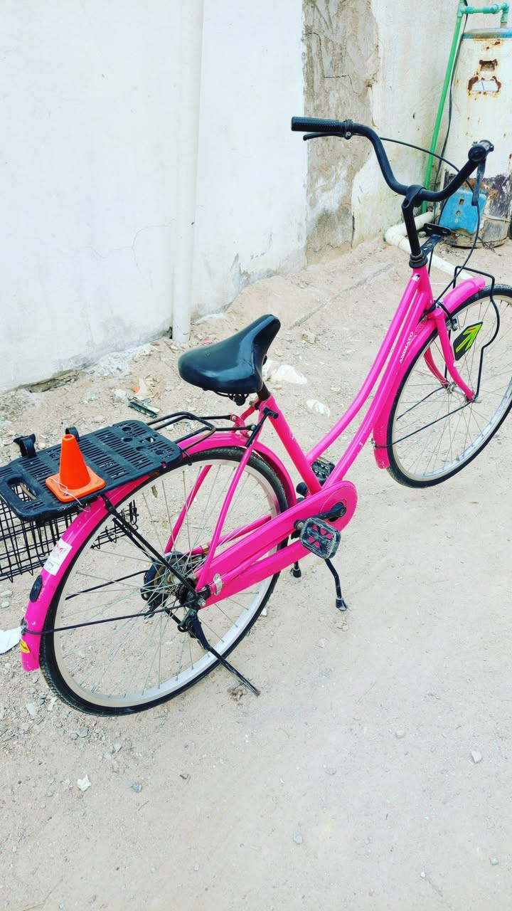 سلام عليكم 
باسڪل  باله . حجم26
موديل 2020
لون وردي. 🩷
كشن طباكي 
سله خلفيه. 
مكاني نجف حي لانصار 
سعر110وبيه مجال قليل 
متواجد فيس. 
***********
