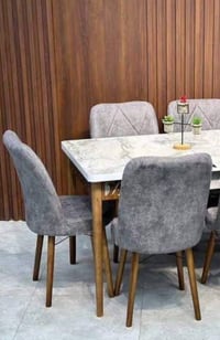 ٠٧٧٣٤٩٩٨٩٠٧ قيم واخذ  ميز طعام تركي ٦ كراسي  جديد مصارلي هواي من مشتري...