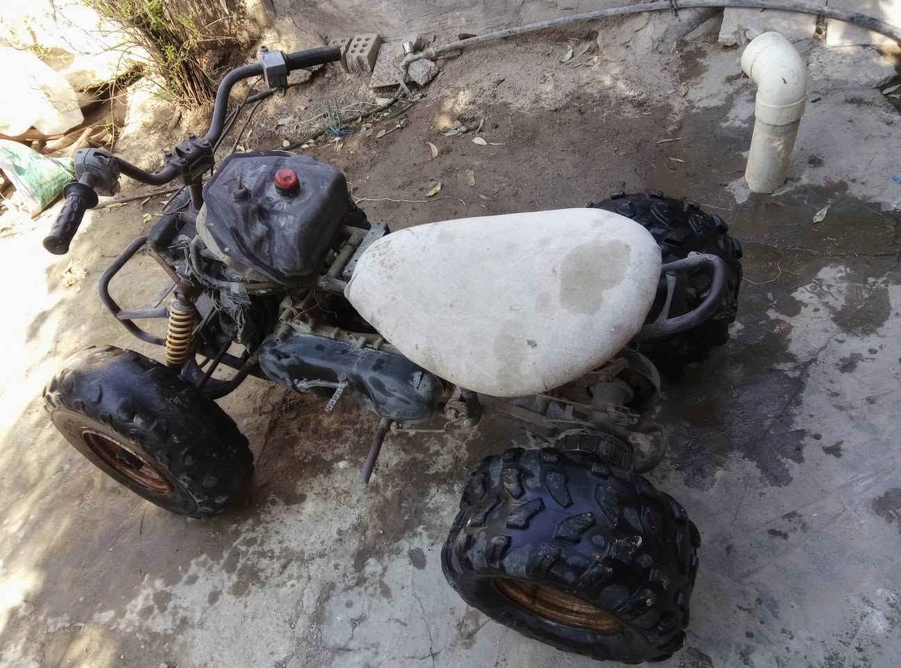 السلام عليكم دراجة رباعية للبيع الدراجة نظيفة وشغالة السعر 160 للاتصال على *********** بغداد الزعفرانية
