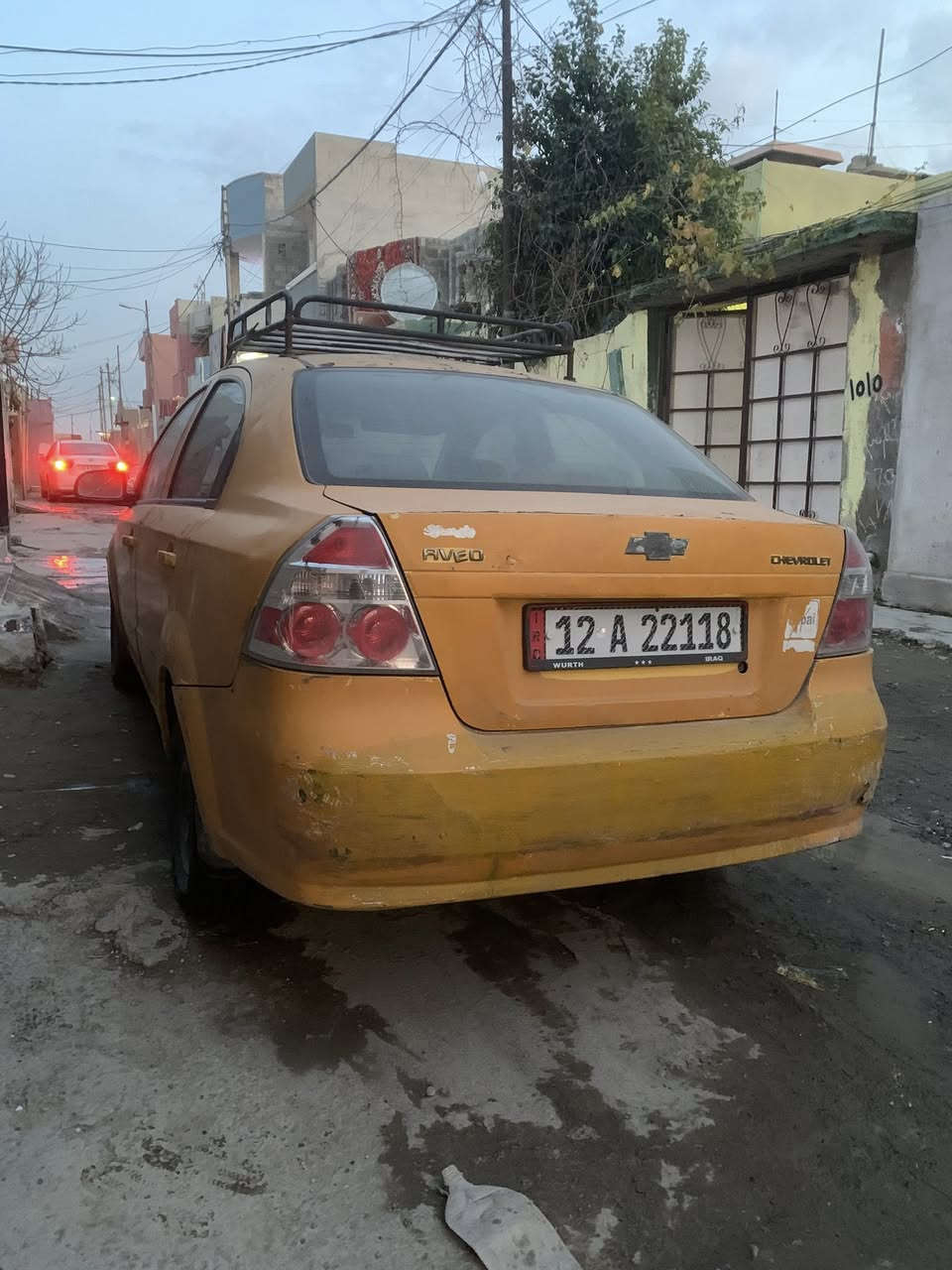 السلام عليكم سيارة افيو تكسي موديل 2007بيها ضرر تحرير رقم دولي كامل نينوى شرط والوكالة والتحويل 
سعر 40 قفل 
رقم ***********

***********
